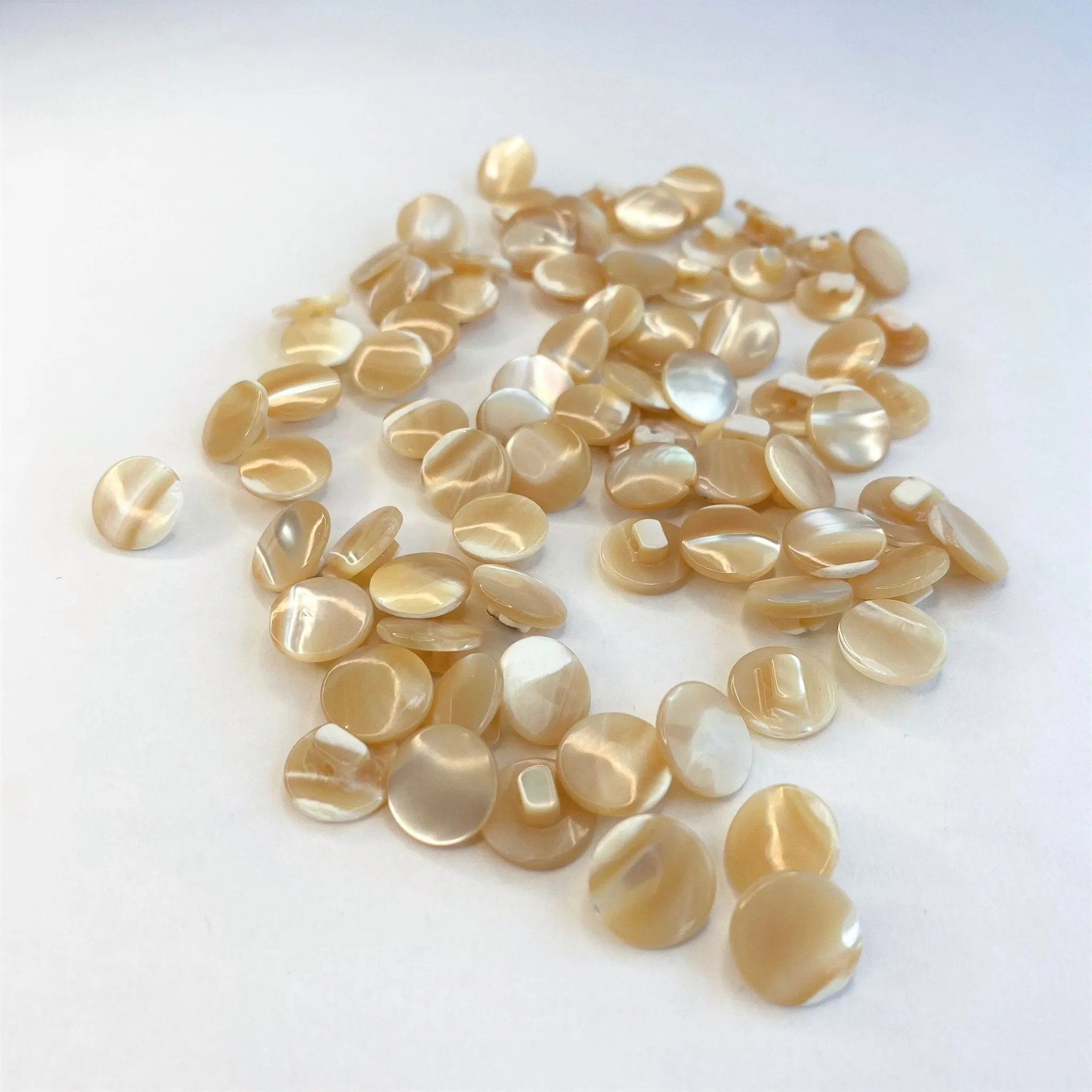 11mm Natural Sea Shell Shank Buttons