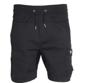 18200099.016 CAT Machine Elastic Drawstring Shorts Black