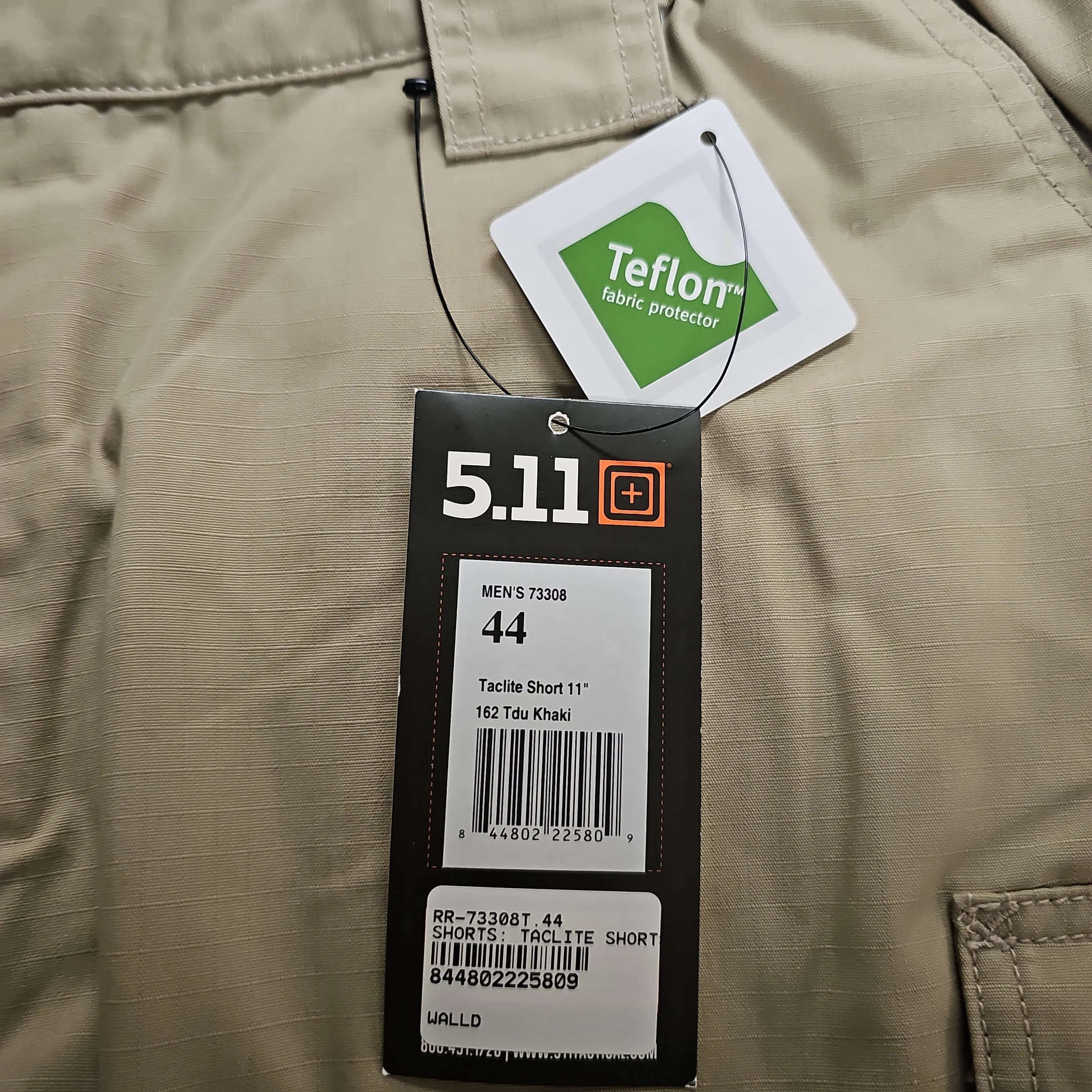 5.11 Tactical Taclite SHorts 11" Inseam 44 Waist TDU KHAKI 73308-162-44