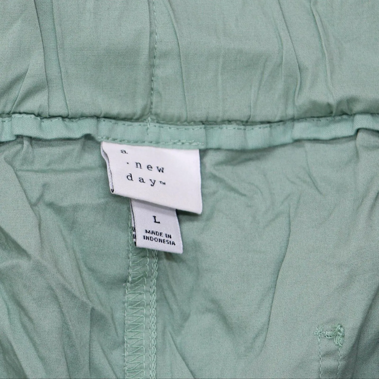 A New Day Womens Elastic Waist Casual Shorts 1670dbfc64b151 Green L