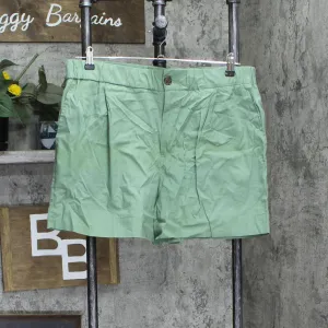A New Day Womens Elastic Waist Casual Shorts 1670dbfc64b151 Green L