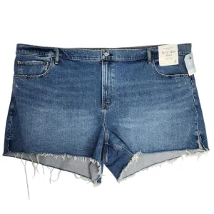 Abercrombie &amp; Fitch Shorts Women's 37/24 4&quot; Mom High Rise Denim Short NWT