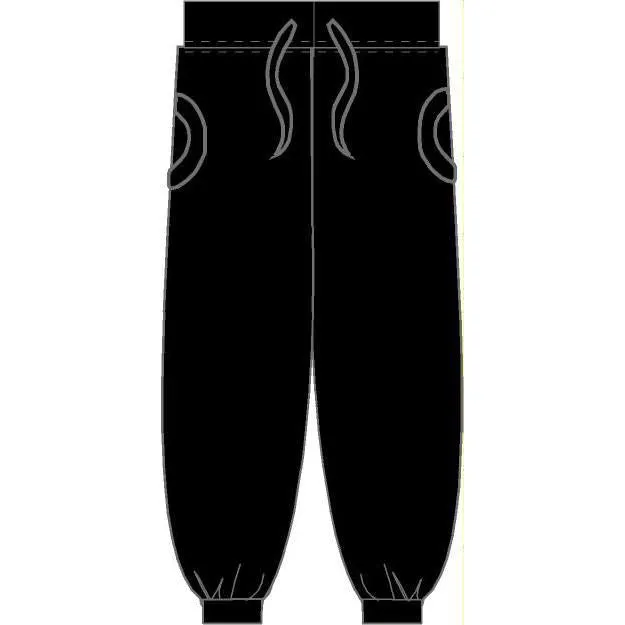 Adult's Black Terry Trousers