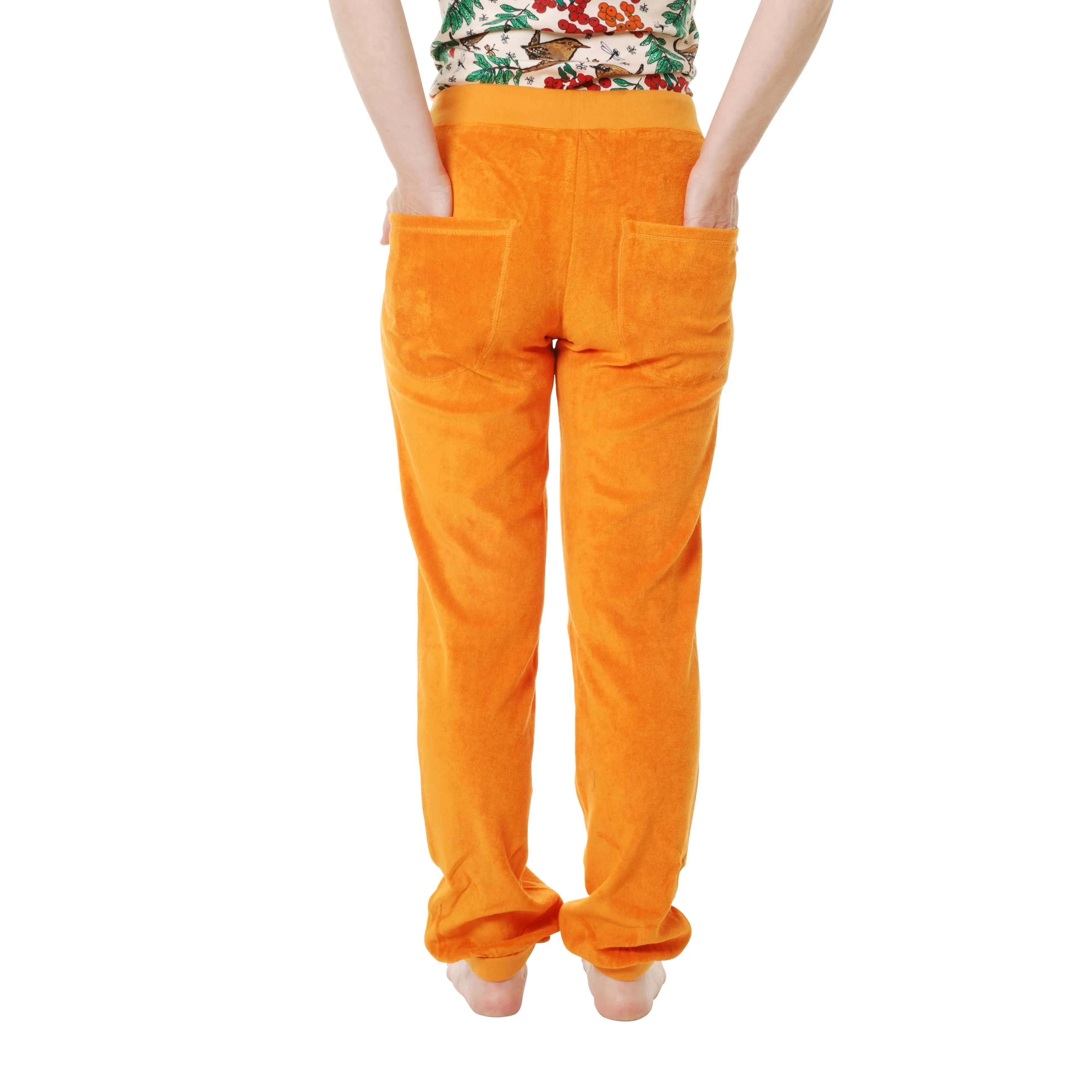 Adult's Dark Cheddar Terry Trousers - 2 Left Size XS & S