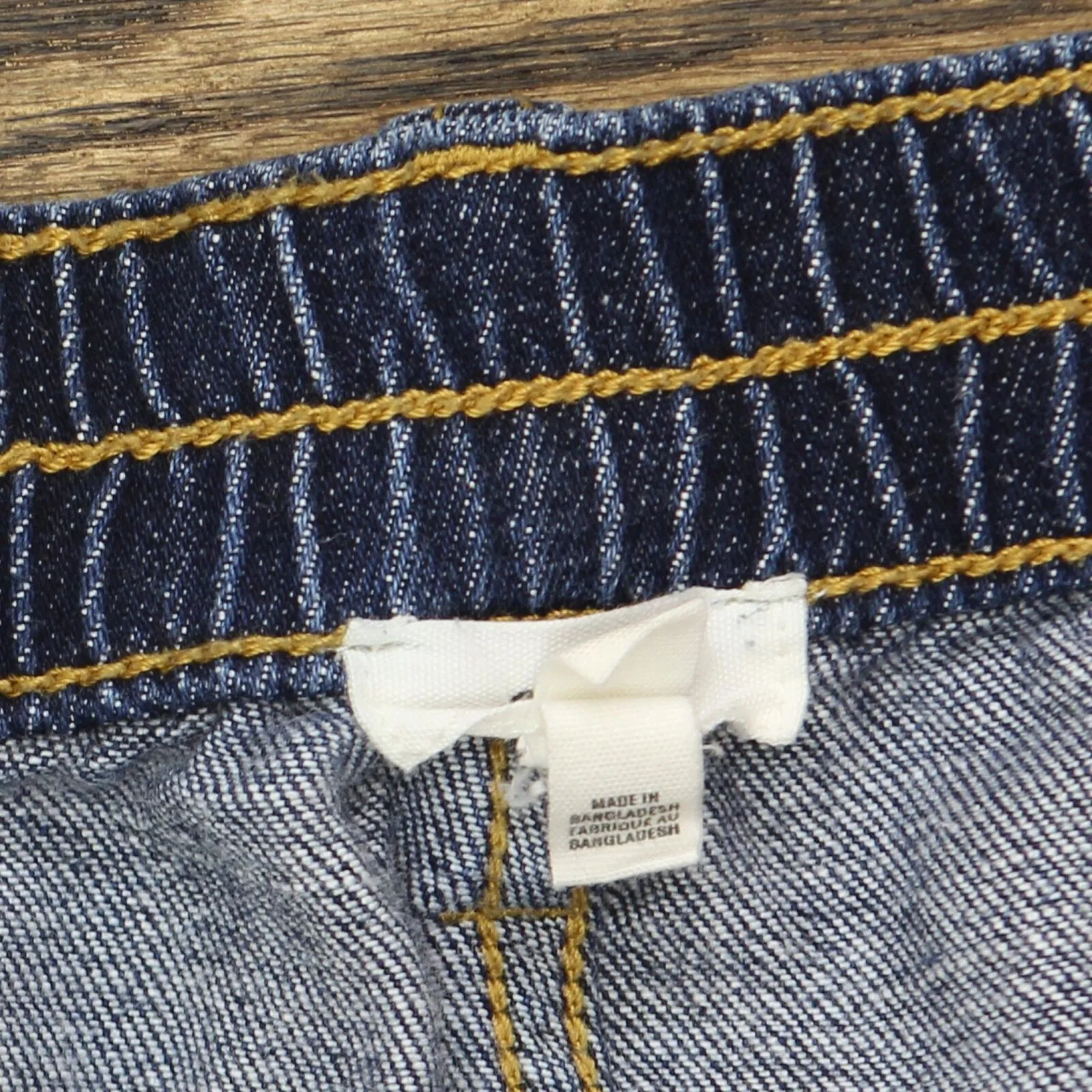 Aerie Womens Plus Size Elastic Waist Distressed Jean Shorts Blue 2XL