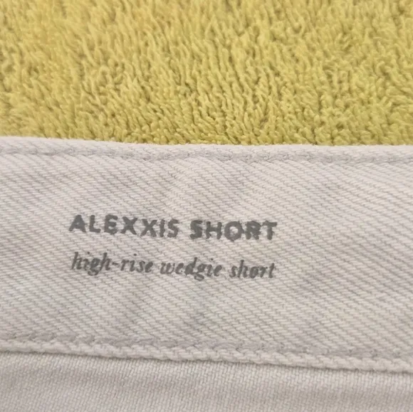 AG Adriano Goldschmied Alexxis High Rise Wedgie Denim Shorts In Unforgettable