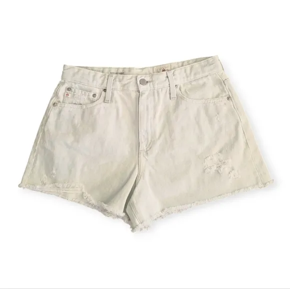 AG Adriano Goldschmied Alexxis High Rise Wedgie Denim Shorts In Unforgettable