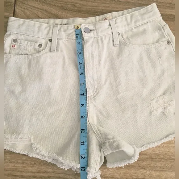 AG Adriano Goldschmied Alexxis High Rise Wedgie Denim Shorts In Unforgettable