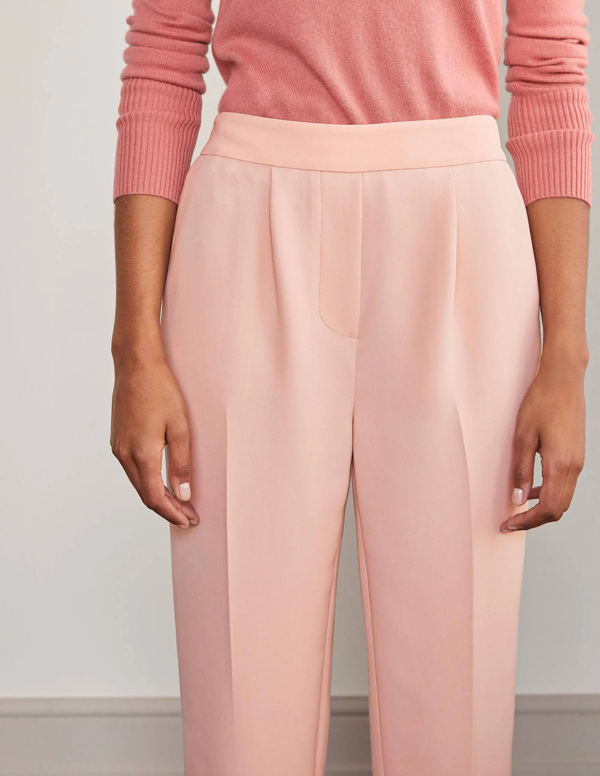Albemarle Pull On Trousers-Milkshake
