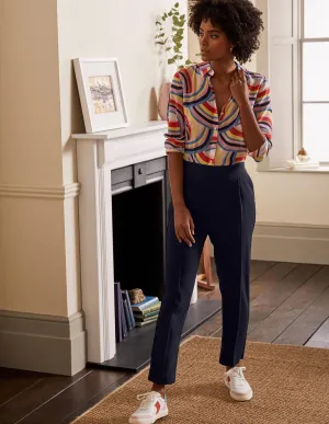 Albemarle Pull On Trousers-Navy