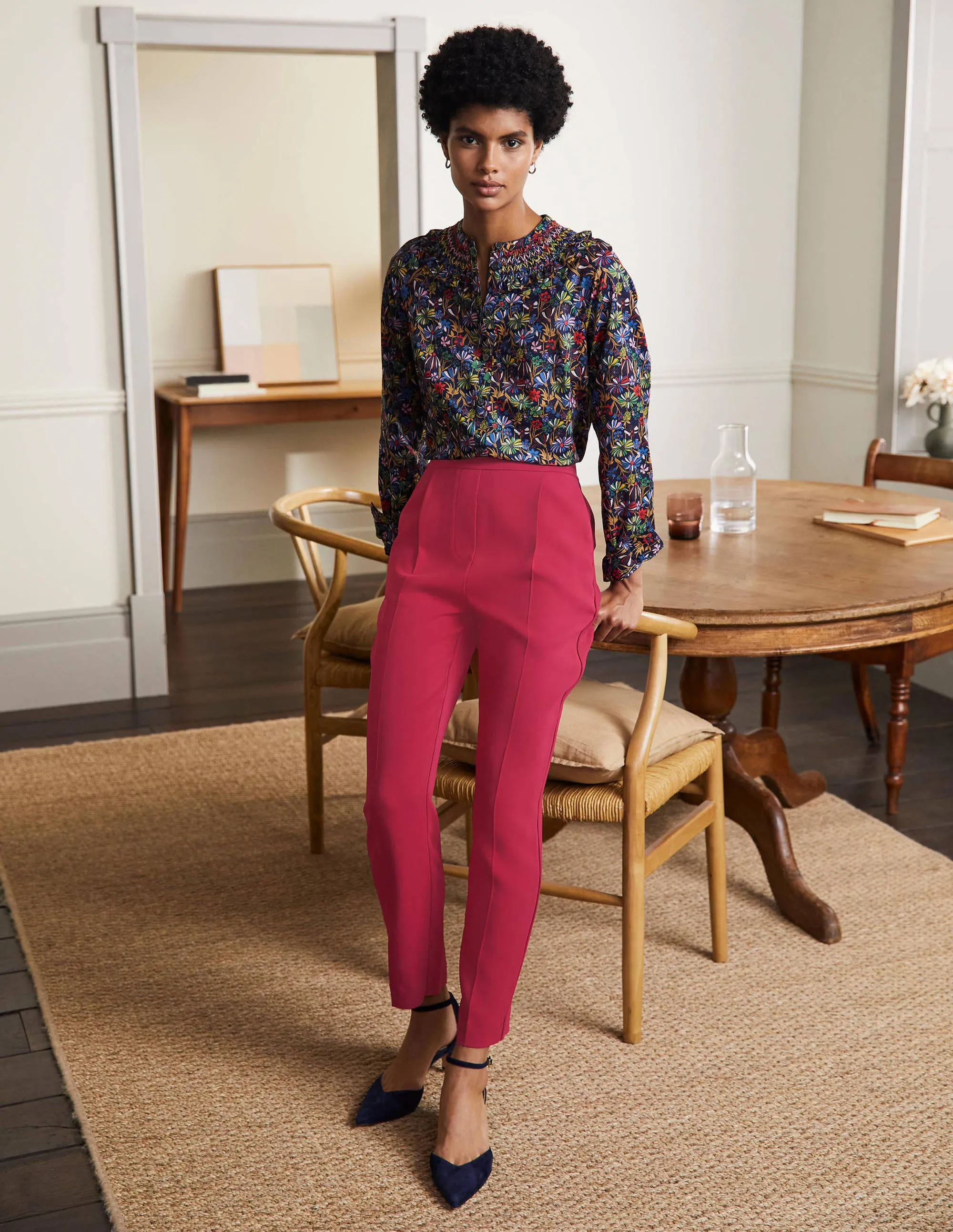 Albemarle Pull On Trousers-Pom Pom