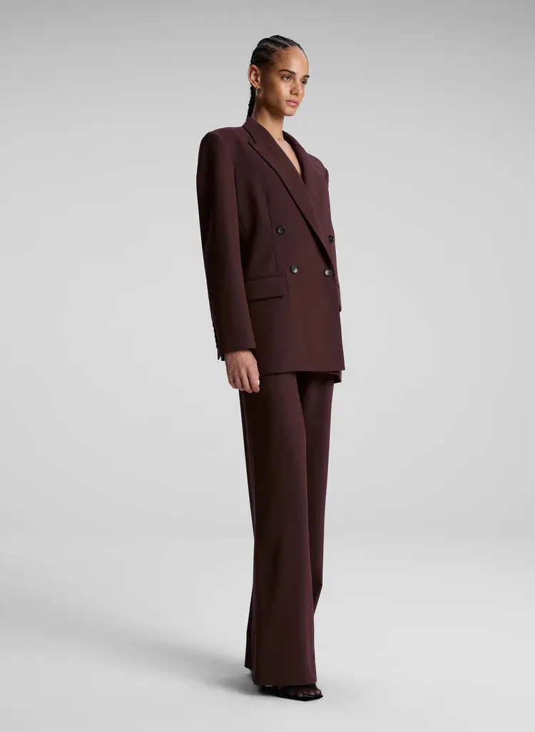 A.L.C. Hirsh Pants in Chocolate Plum