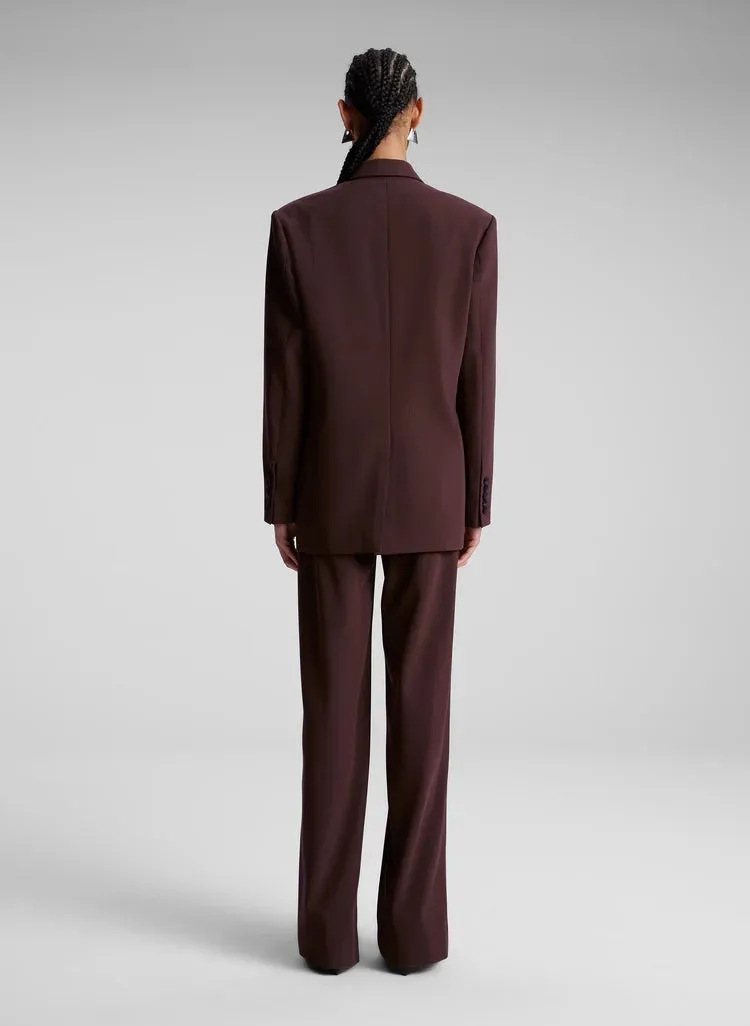 A.L.C. Hirsh Pants in Chocolate Plum