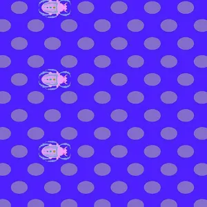 Alison Glass - Ellipse - Scarab Dot - Bluejay