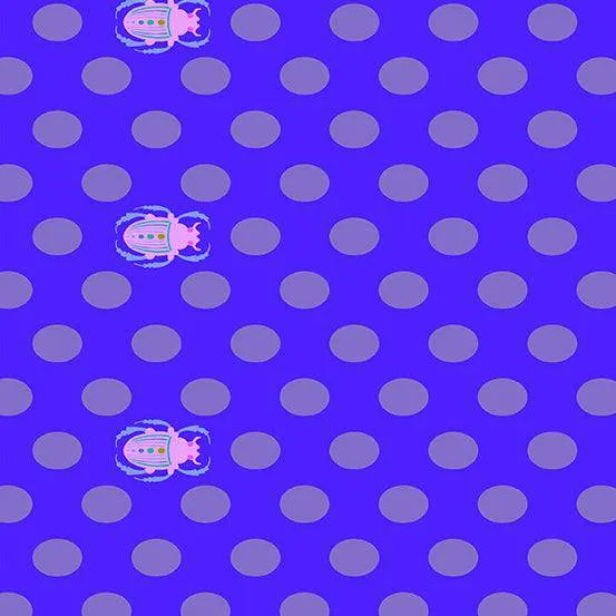 Alison Glass - Ellipse - Scarab Dot - Bluejay