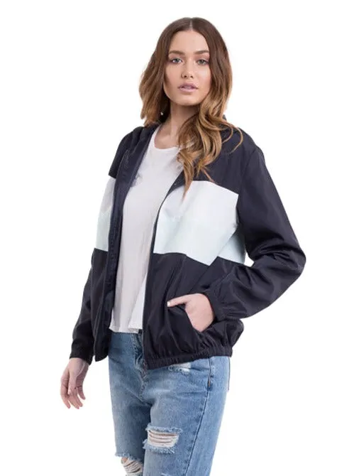 All About Eve - Formation Hoody - Navy and Sea Green