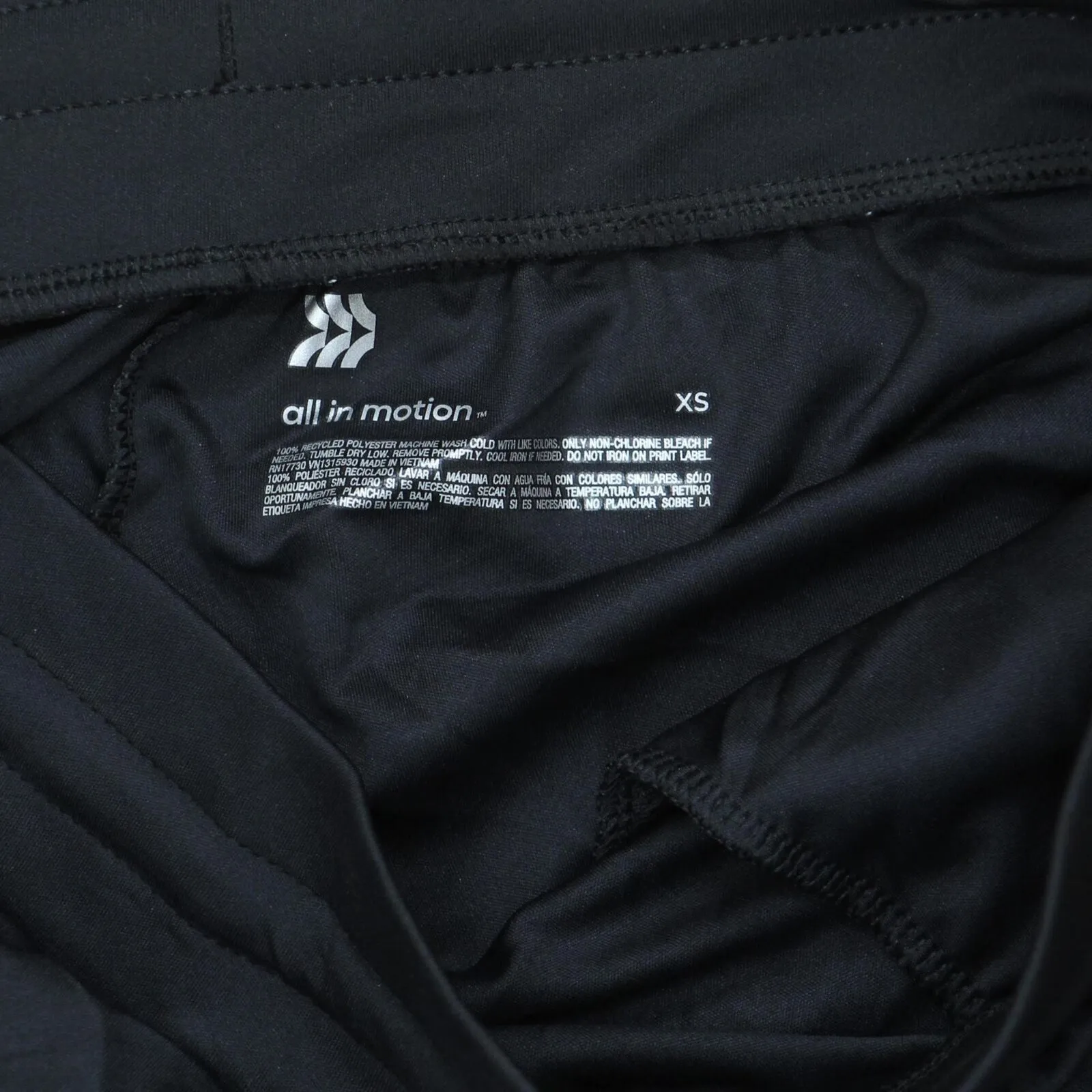 All in Motion Women's Essential Mid-Rise Knit Shorts 5" 77283794 Black XS