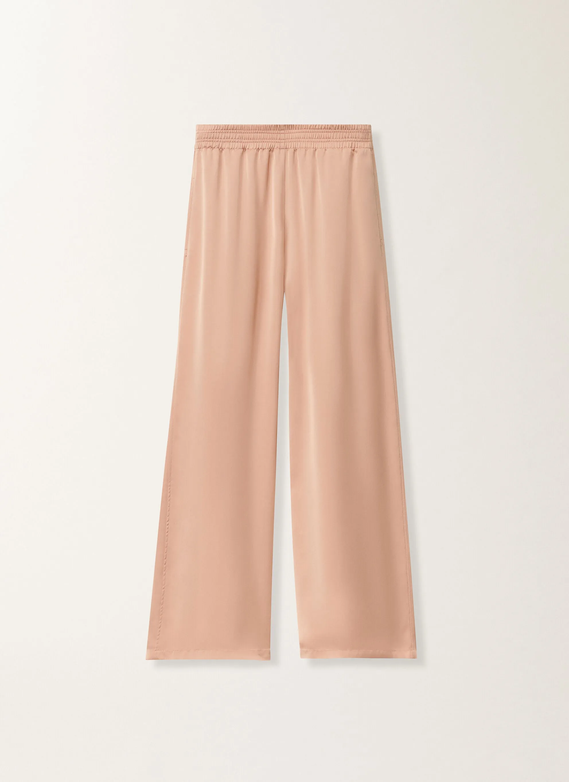 Amelia fluid viscose jogging trousers, Blush