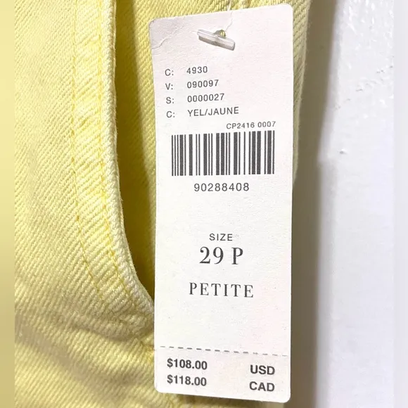 ANTHROPOLOGIE Pilcro The Kit Regenerative Cotton Shorts