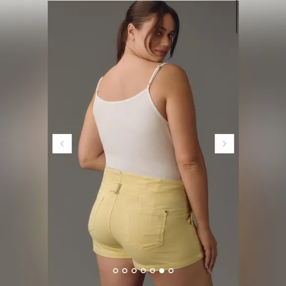ANTHROPOLOGIE Pilcro The Kit Regenerative Cotton Shorts
