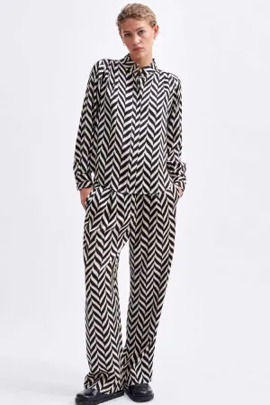 Ashlen Zig Zag Printed Trousers | FINAL SALE