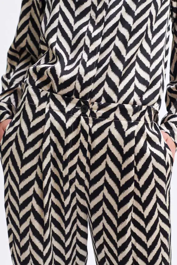 Ashlen Zig Zag Printed Trousers | FINAL SALE