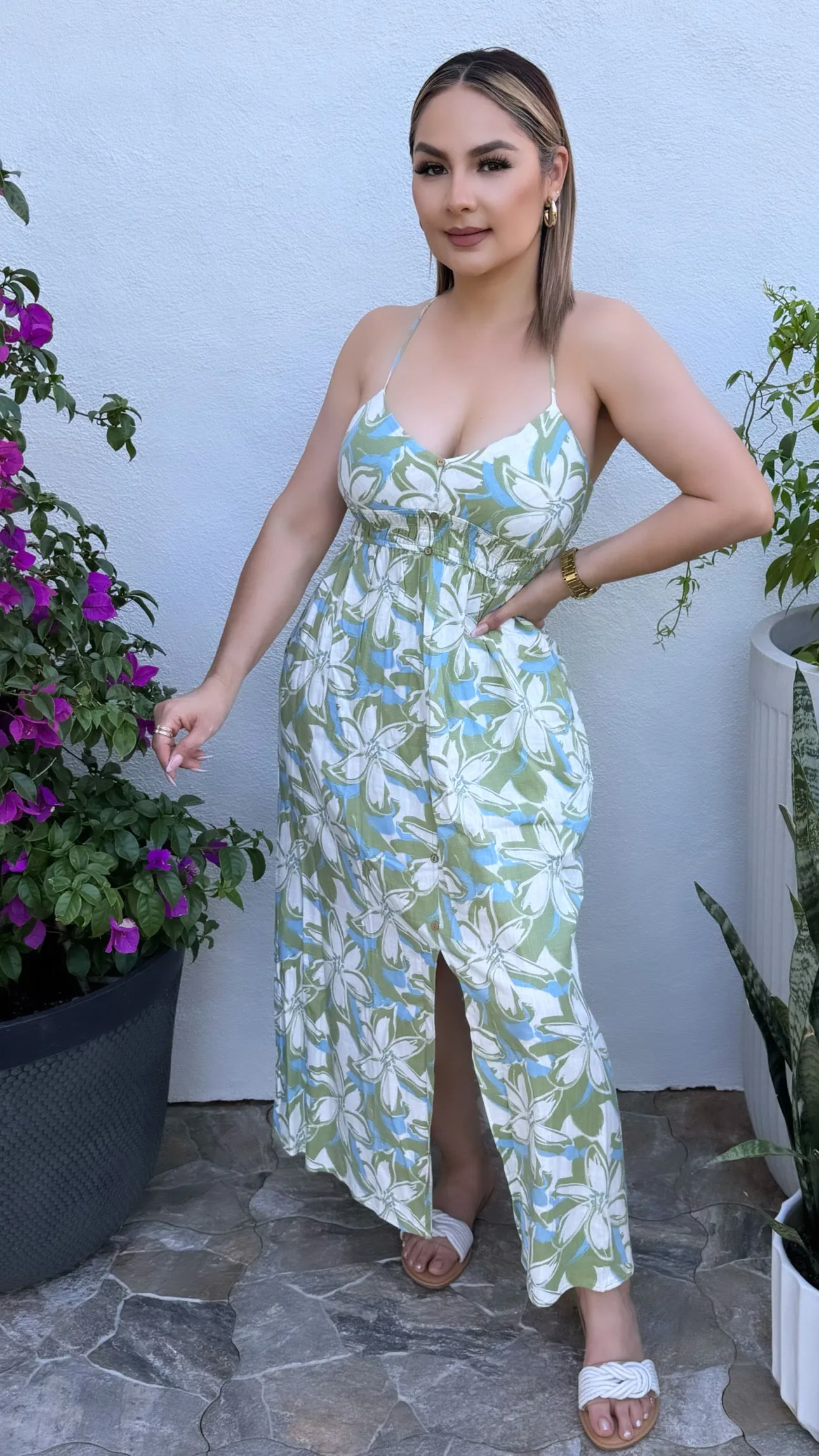 AYNARA FLORAL DRESS