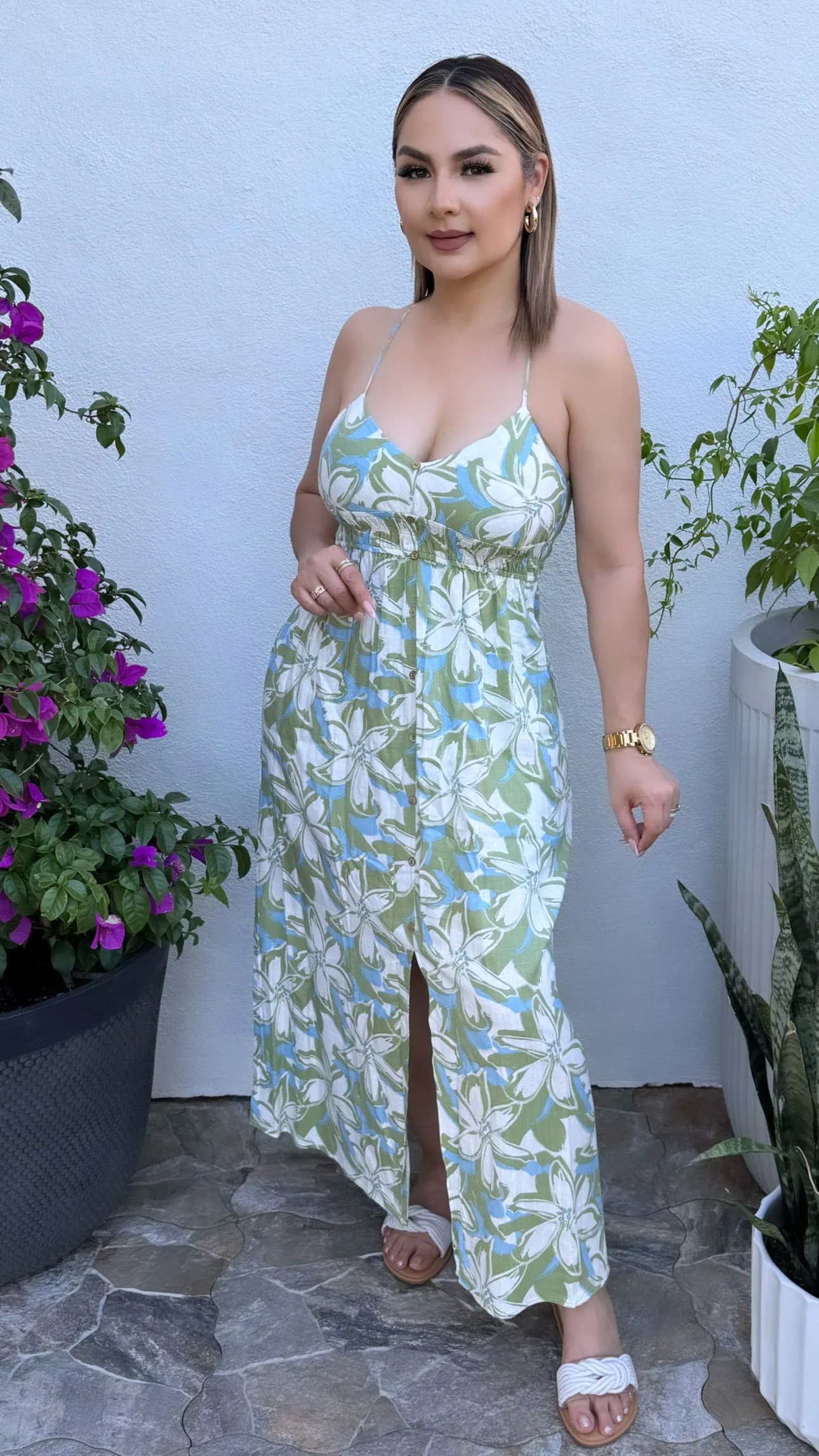 AYNARA FLORAL DRESS