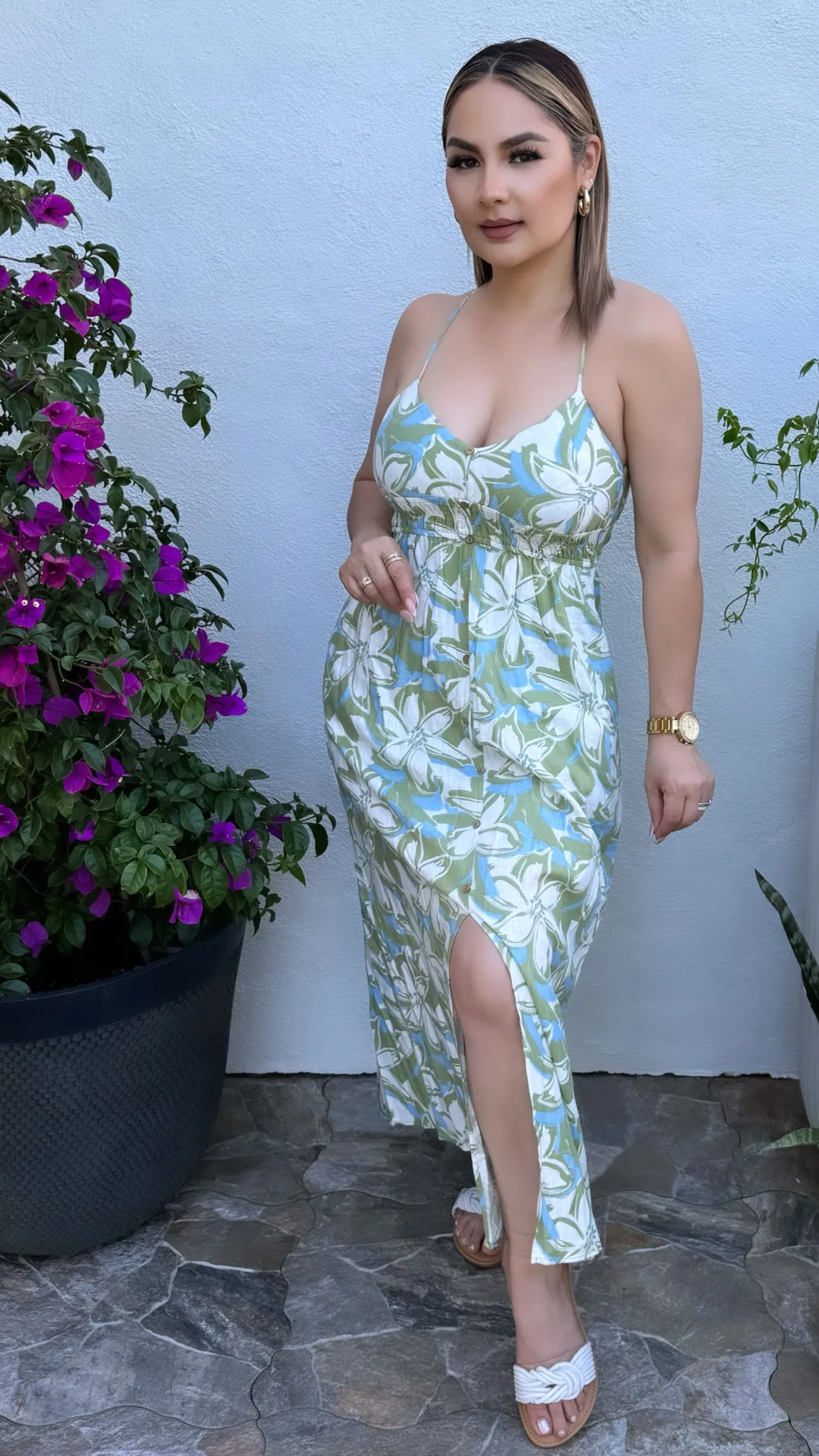AYNARA FLORAL DRESS