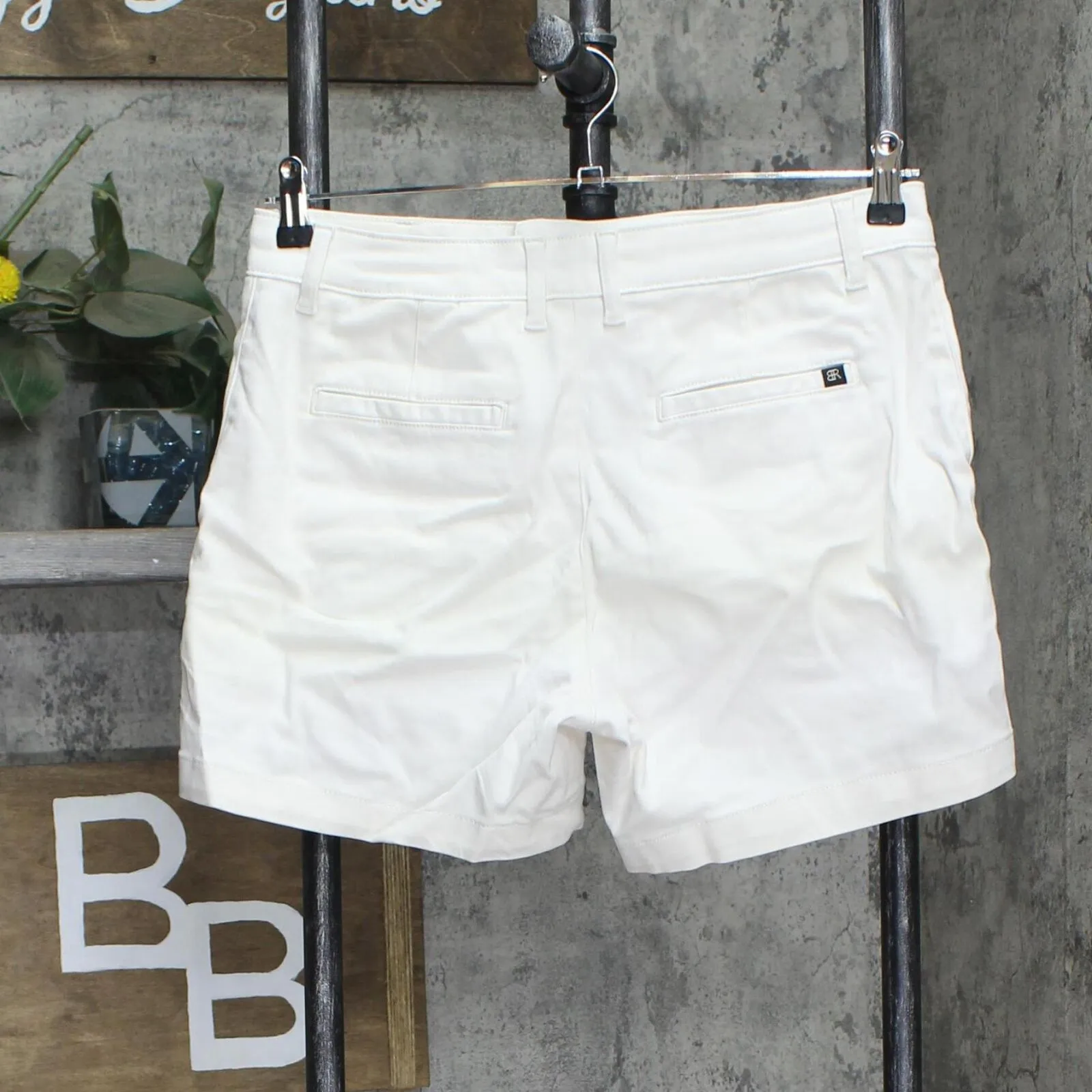 Banana Republic Womens Ladies Chino Shorts 1687118 White 10