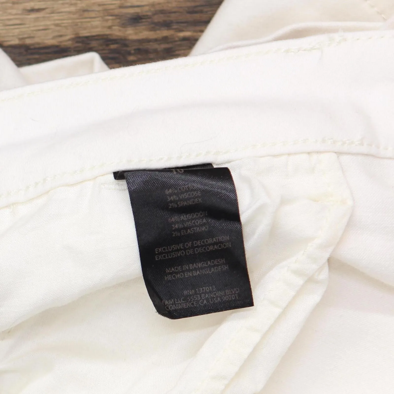 Banana Republic Womens Ladies Chino Shorts 1687118 White 10
