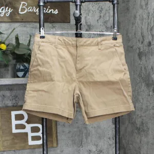 Banana Republic Womens Ladies Khaki Chino Shorts 1687118 Brown 12