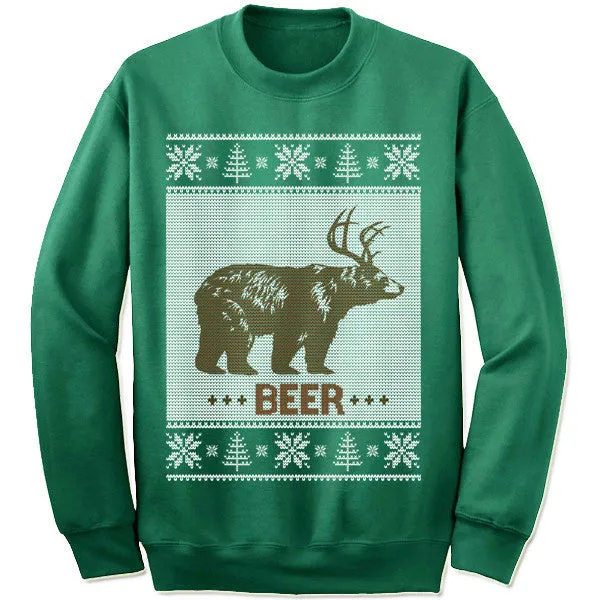 Bear Deer Christmas Sweatshirt
