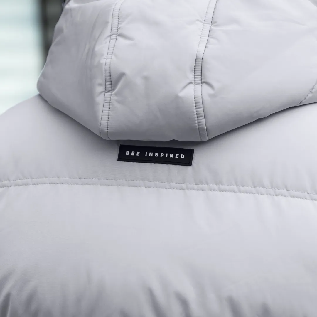 Bee Inspired Lota Puffer Gilet Light Grey
