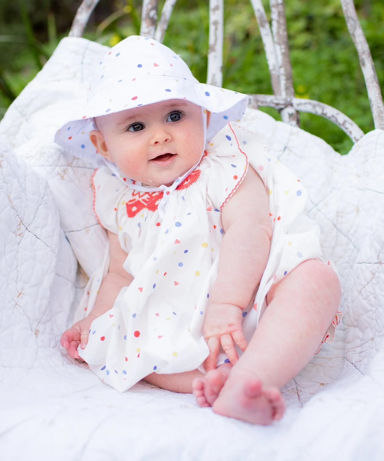 Betty Baby Dress, Signature Dot