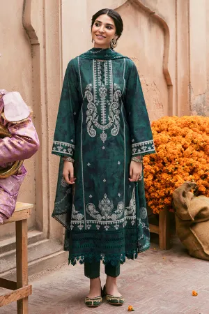BISTRO BARN-3PC EMBROIDERED LAWN SUIT  | Cross Stitch 2023