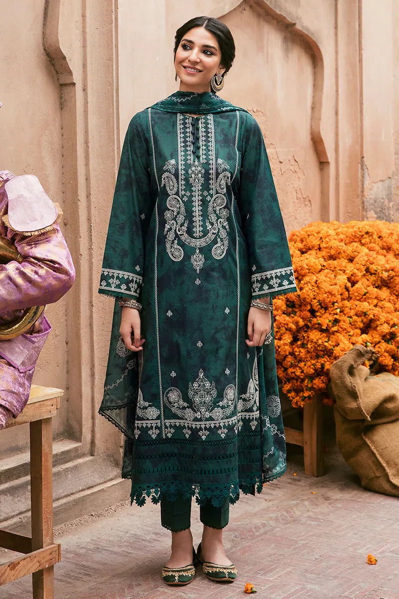 BISTRO BARN-3PC EMBROIDERED LAWN SUIT  | Cross Stitch 2023