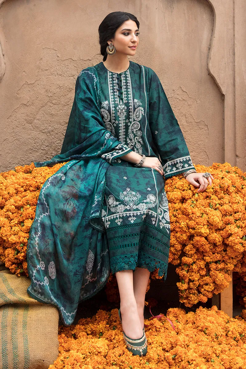 BISTRO BARN-3PC EMBROIDERED LAWN SUIT  | Cross Stitch 2023