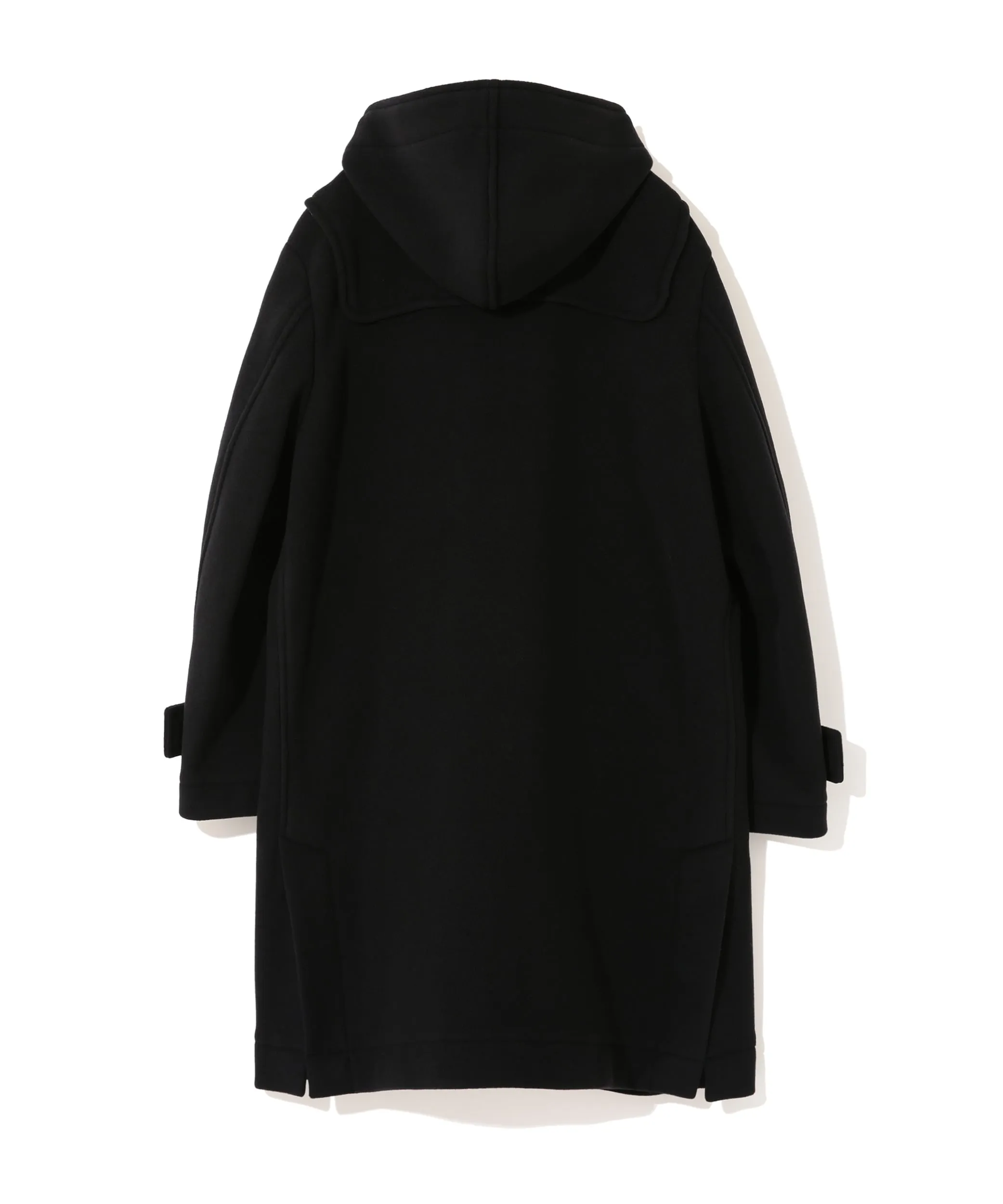 BLACK DUFFLE COAT