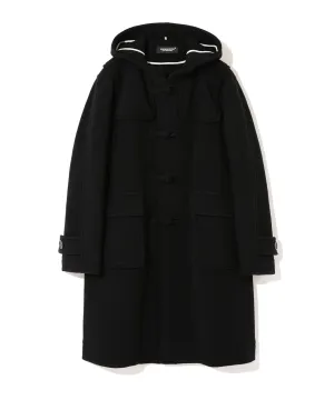 BLACK DUFFLE COAT