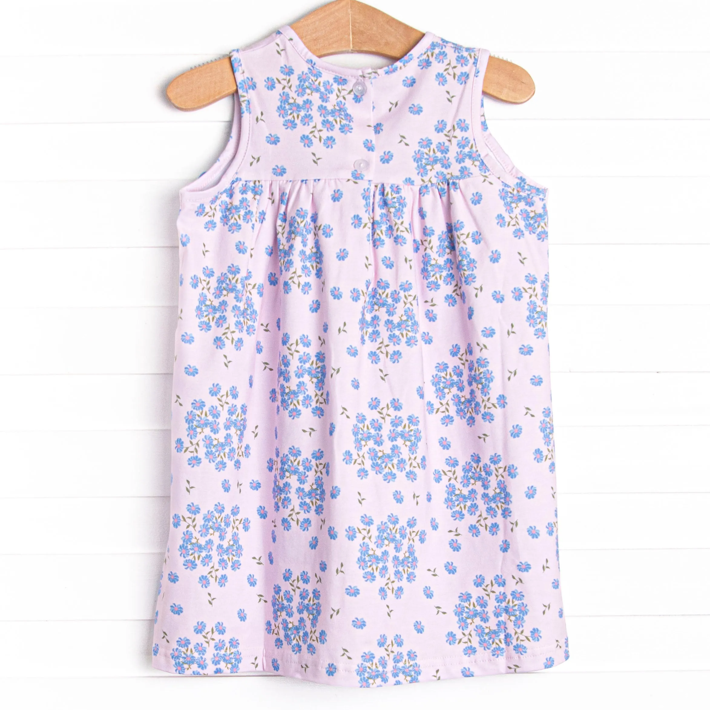 Blue Bundle Bows Dress, Pink