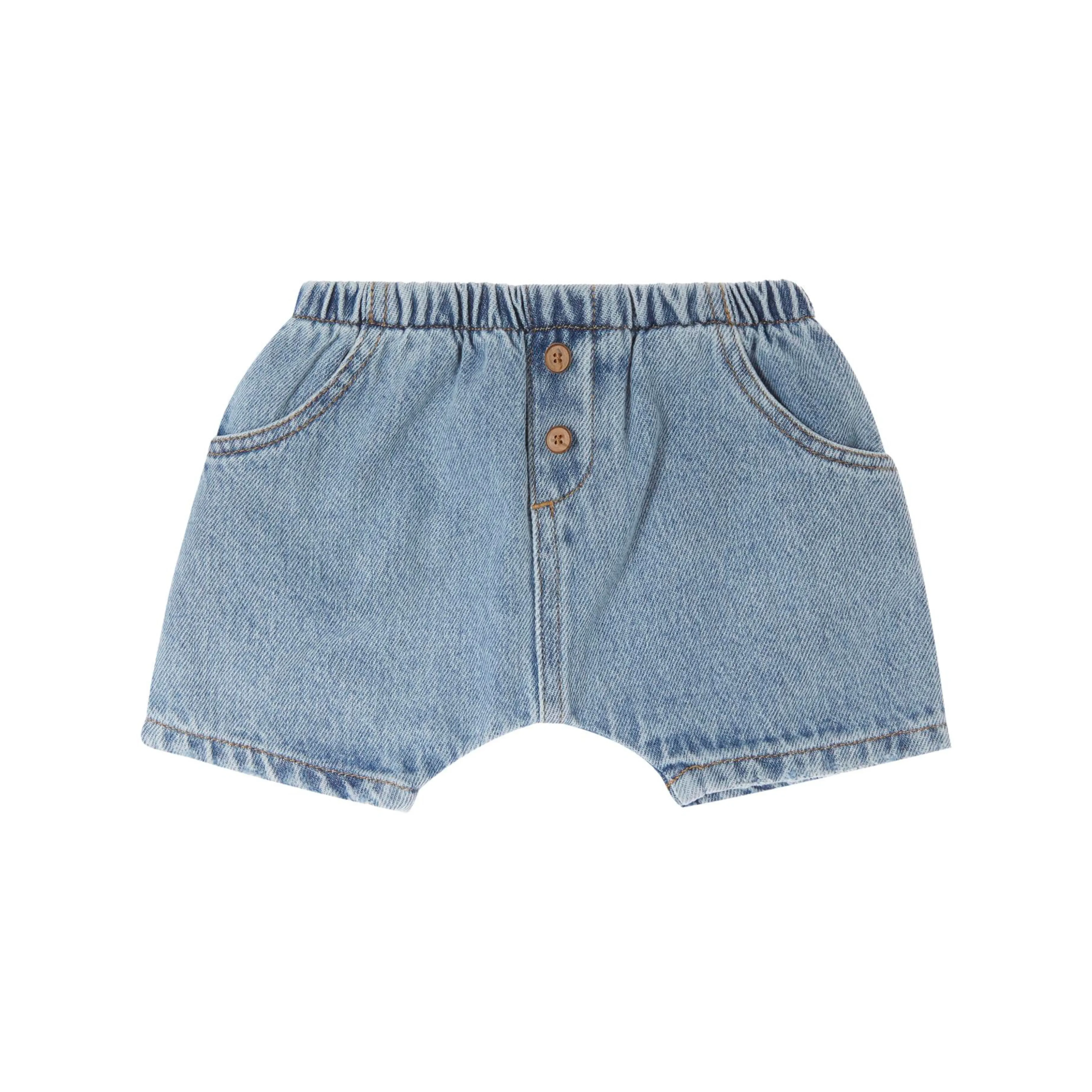 Blue Denim Baby Shorts
