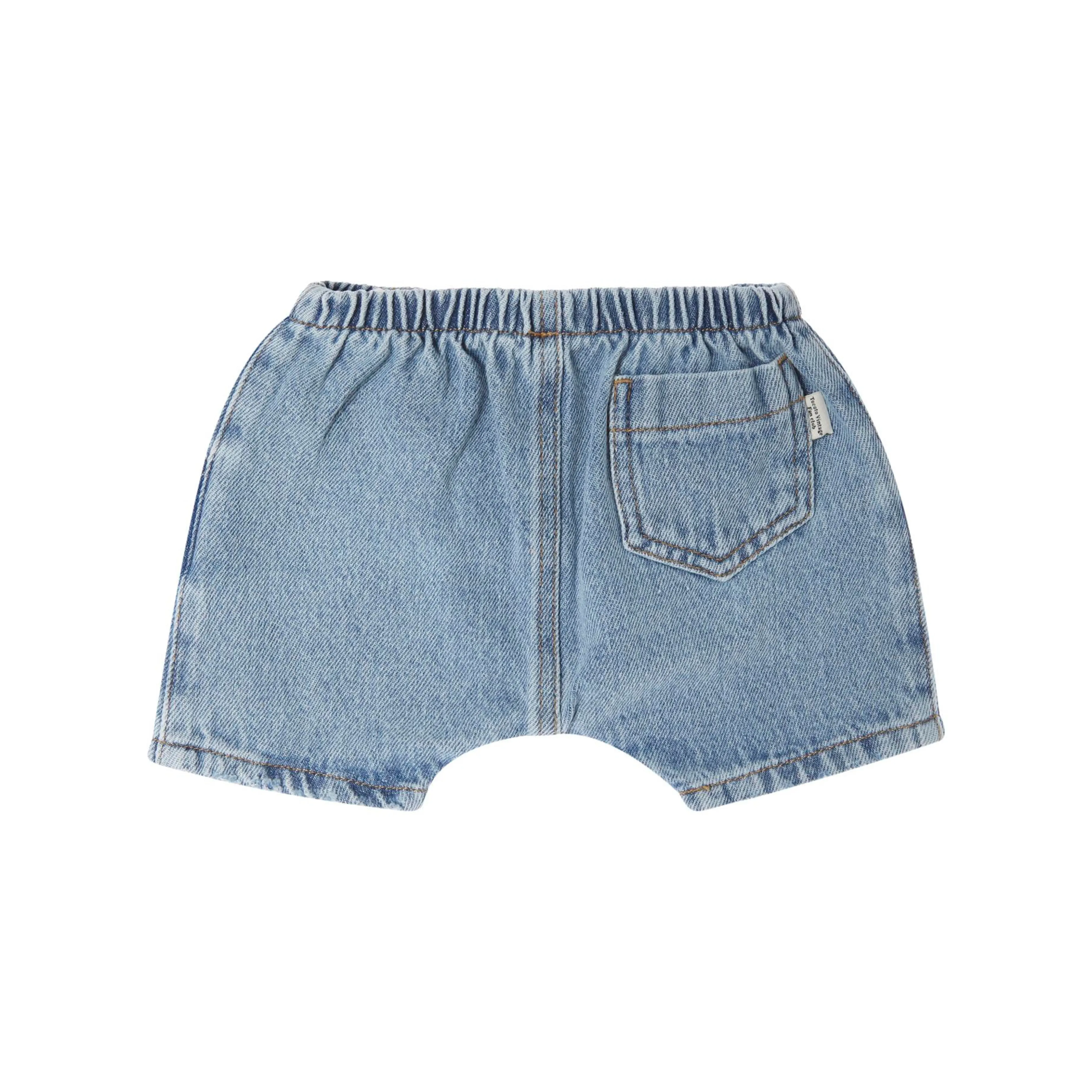 Blue Denim Baby Shorts