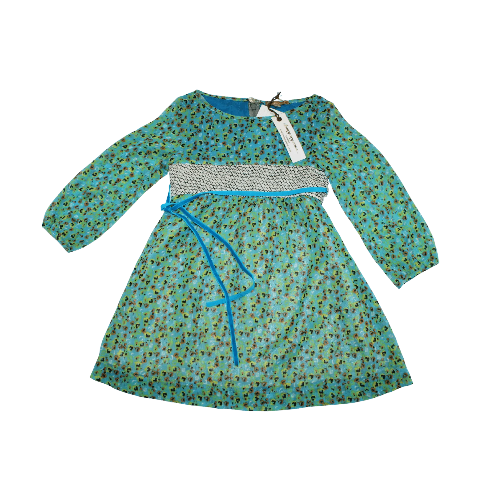 Blue Floral Dress