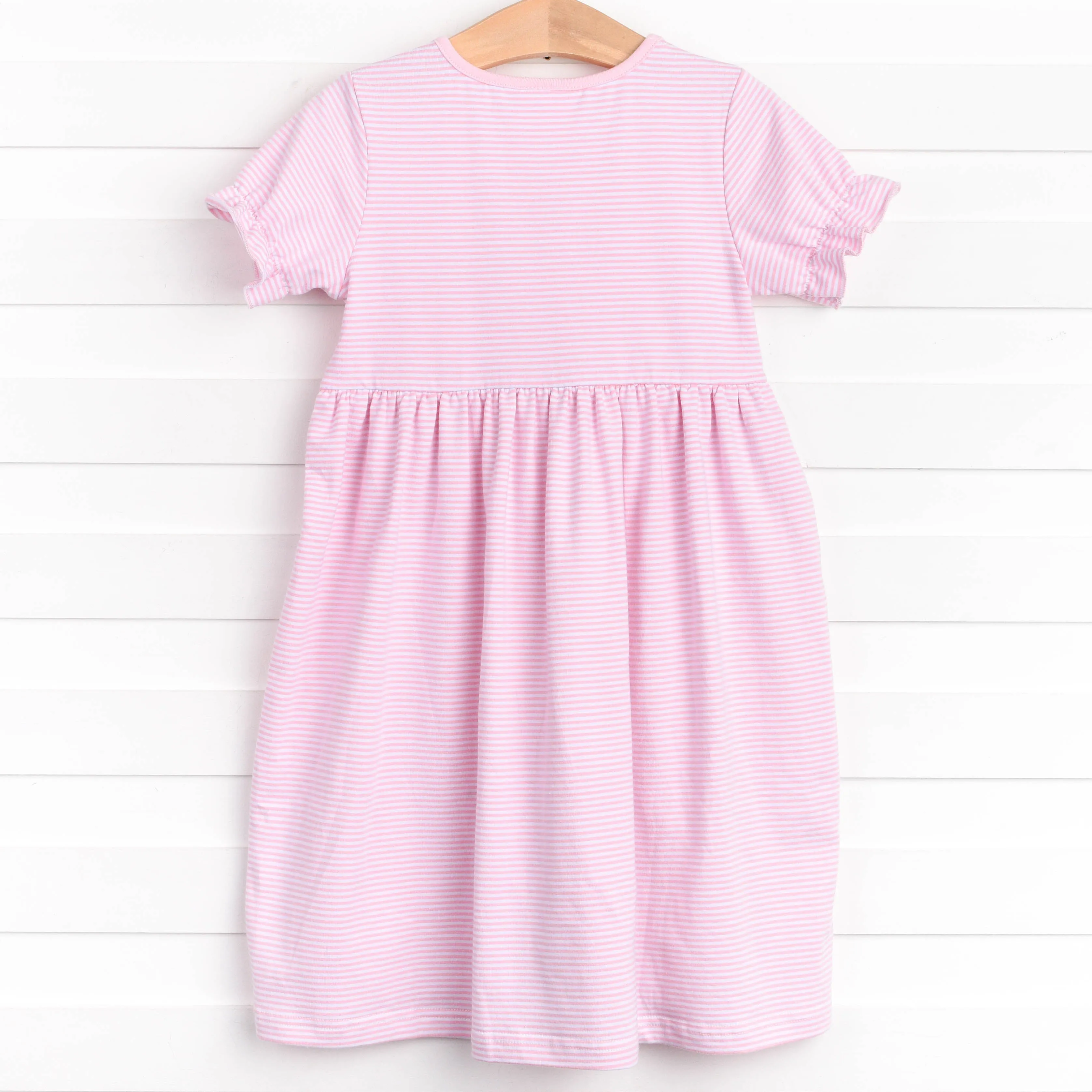 Boo! Applique Dress, Pink