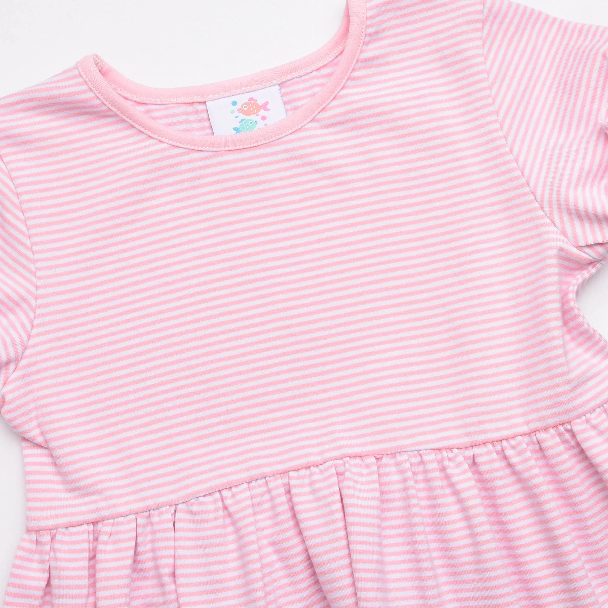 Boo! Applique Dress, Pink