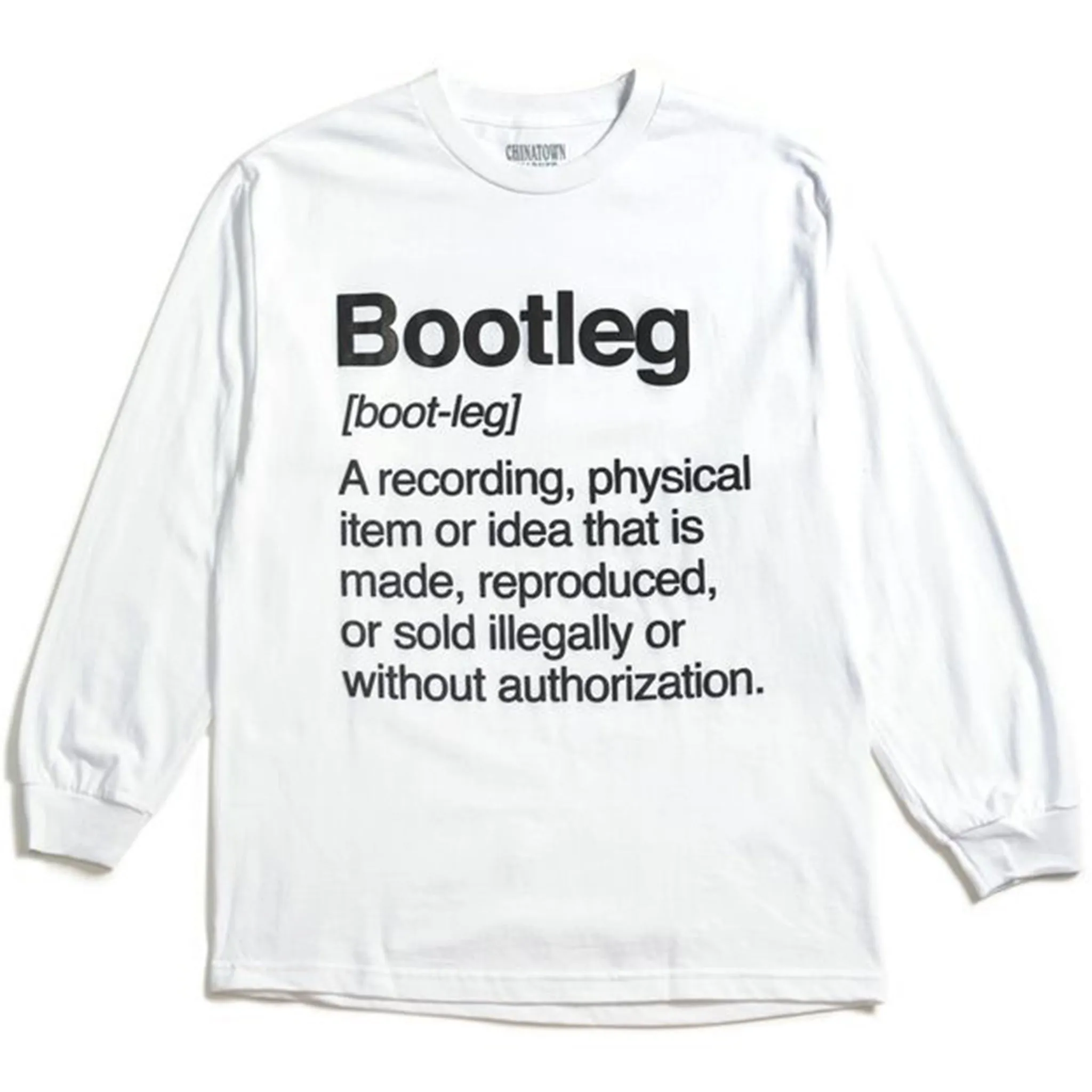Bootleg L/S Tee (White)