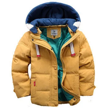 Boys coats winter blue Jacket kids Casual Boys thick Winter jacket Christmas Boy Winter Coat