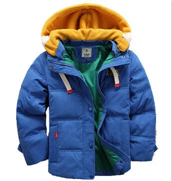 Boys coats winter blue Jacket kids Casual Boys thick Winter jacket Christmas Boy Winter Coat