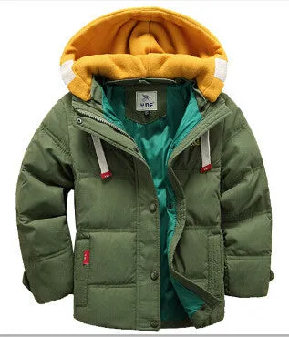 Boys coats winter blue Jacket kids Casual Boys thick Winter jacket Christmas Boy Winter Coat